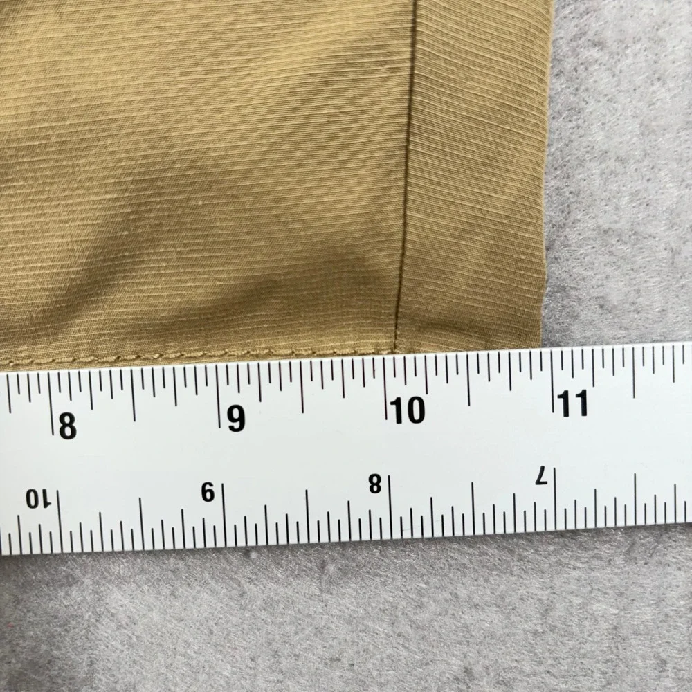 Banana Republic Ripstop Shorts Mens 36 Tan Stretch Elastic Back